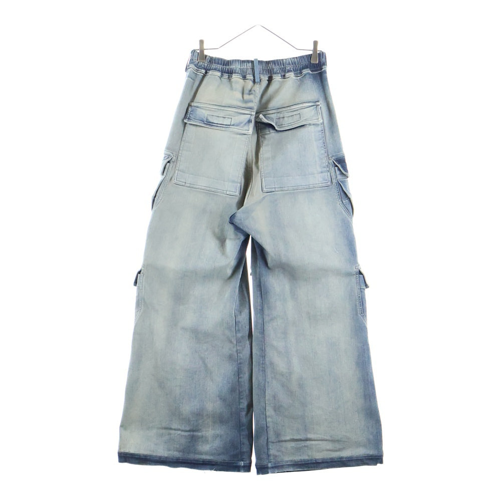 DRKSHDW(ダークシャドウ) 24AW DOUBLE CARGO JUMBO BELAS ダブルカーゴ ジャンボベラ ワイドデニムパンツ インディゴ DU02D2398-SKY