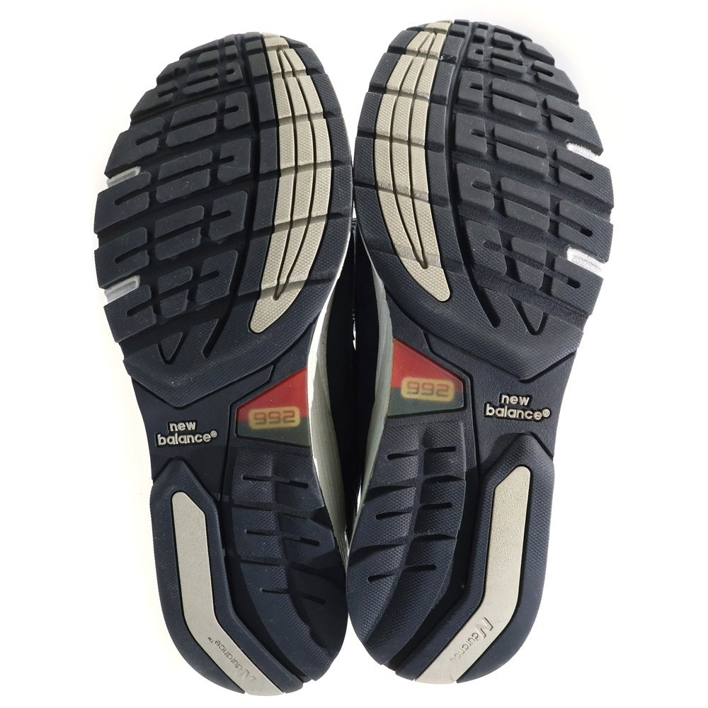 New Balance(ニューバランス) M992GG スウェードレザー メッシュ ローカットスニーカー グレー US8.5/26.5cm