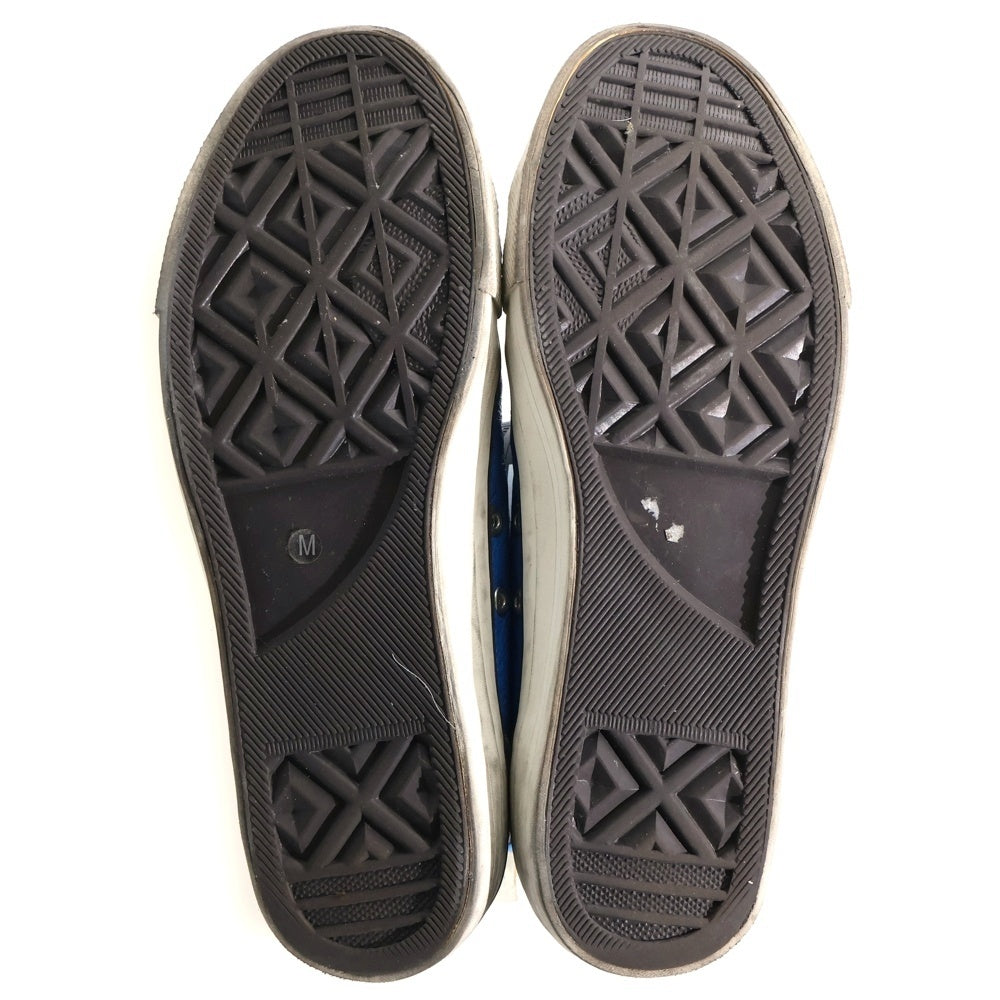 JUNYA WATANABE COMME des GARCONS(ジュンヤワタナベ コムデギャルソン) レザー レースアップ ハイカットスニーカー ブルー