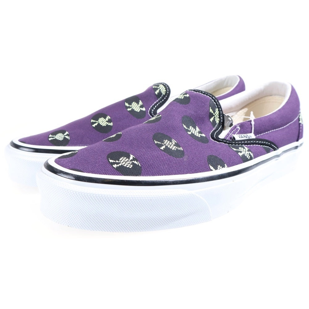VANS(ヴァンズ) ×WACKO MARIA OG SLIP-ON LX PURPLE RECORDS ワコマリア パープルレコード スリッポン ローカットスニーカー パープル US9/27cm VN0A45JK5961
