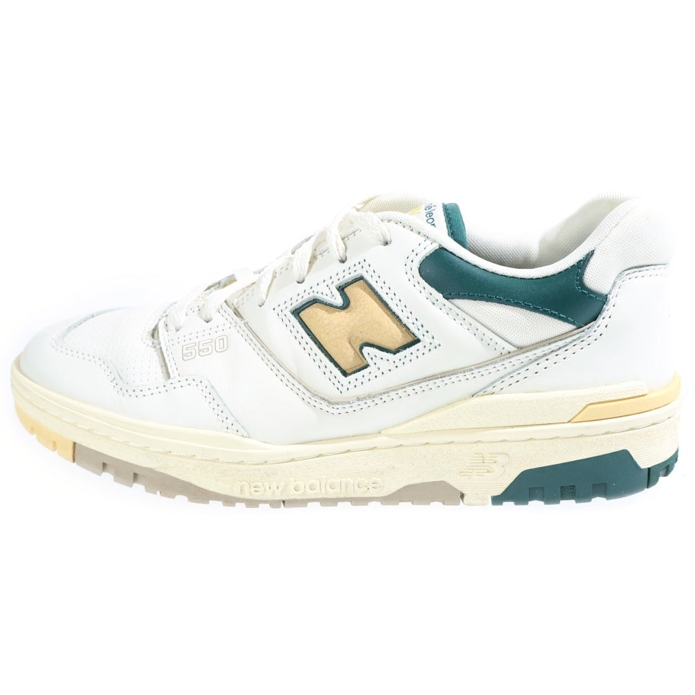 New Balance(ニューバランス) BB550A2 ×Aime Leon Dore P550 Yellow エメレオンドレ ローカットスニーカー ホワイト US8.5/26.5cm