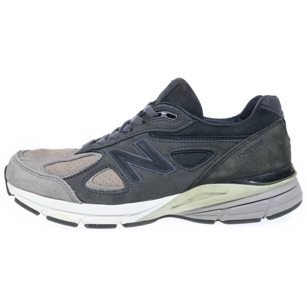 New Balance(ニューバランス) M990FEG4 990V4 ヌバックレザー ローカットスニーカー ブラック/グレー US8.5/26.5cm