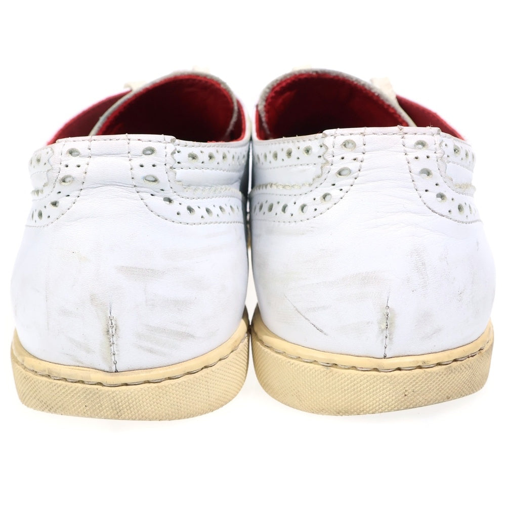 Tricker's(トリッカーズ) ×JUNYA WATANABE COMME des GARCONS MAN ジュンヤワタナベ コムデギャルソンマン ウィングチップ レザー ドレスシューズ ホワイト WF-K102-051