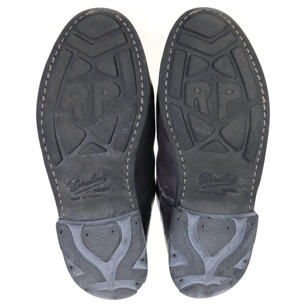 PARABOOT(パラブーツ) ALBY ウィングチップ フルブローグ レザー ドレスシューズ ダービーシューズ ブラック 77007