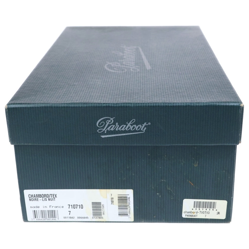 PARABOOT(パラブーツ) ALBY ウィングチップ フルブローグ レザー ドレスシューズ ダービーシューズ ブラック 77007