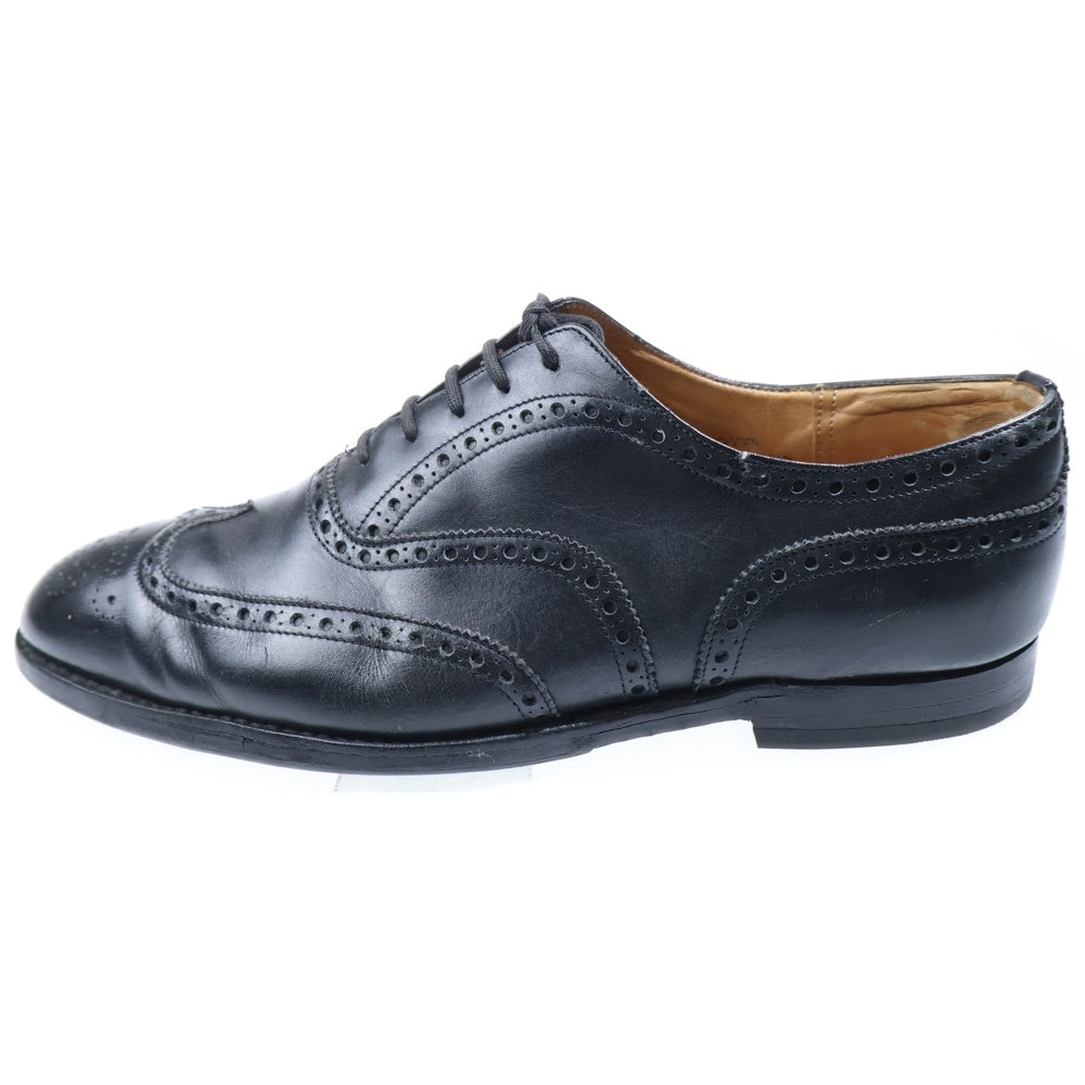 Church's(チャーチ) CHETWYND LAST173 チェットウィンド ウィングチップ フルブローグ レザー ビジネスシューズ ドレスシューズ ブラック