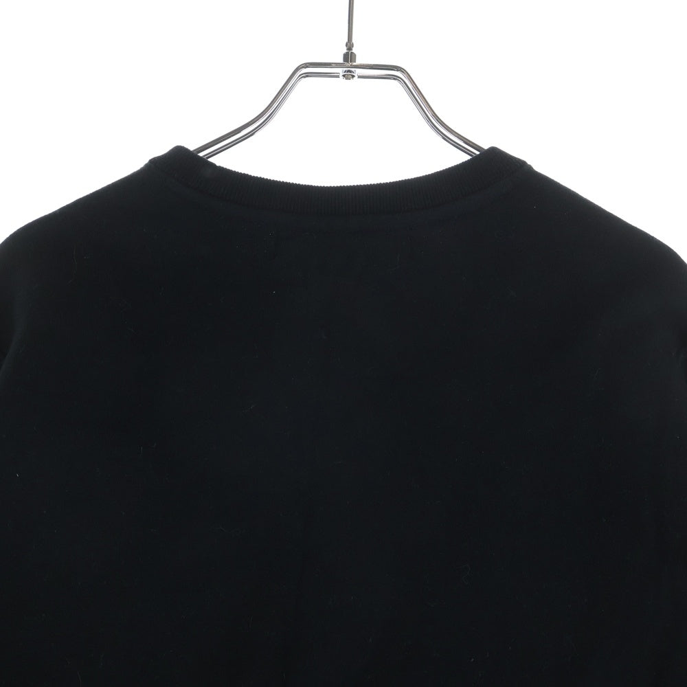 BLACK COMME des GARCONS(ブラックコムデギャルソン) 18AW ×NIKE ナイキ スウォッシュ ロゴプリント クルーネック スウェット トレーナー ブラック 1B-T107