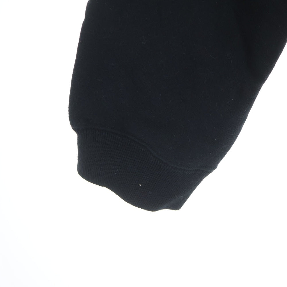 BLACK COMME des GARCONS(ブラックコムデギャルソン) 18AW ×NIKE ナイキ スウォッシュ ロゴプリント クルーネック スウェット トレーナー ブラック 1B-T107