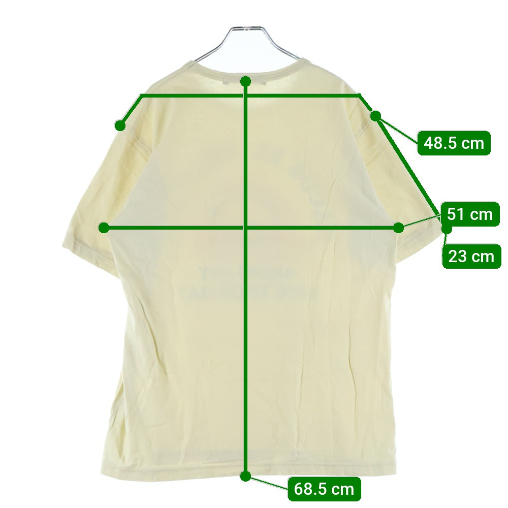 JUNYA WATANABE COMME des GARCONS(ジュンヤワタナベ コムデギャルソン) 19AW グラフィックプリント クルーネック 半袖Tシャツカットソー イエロー WD-T022