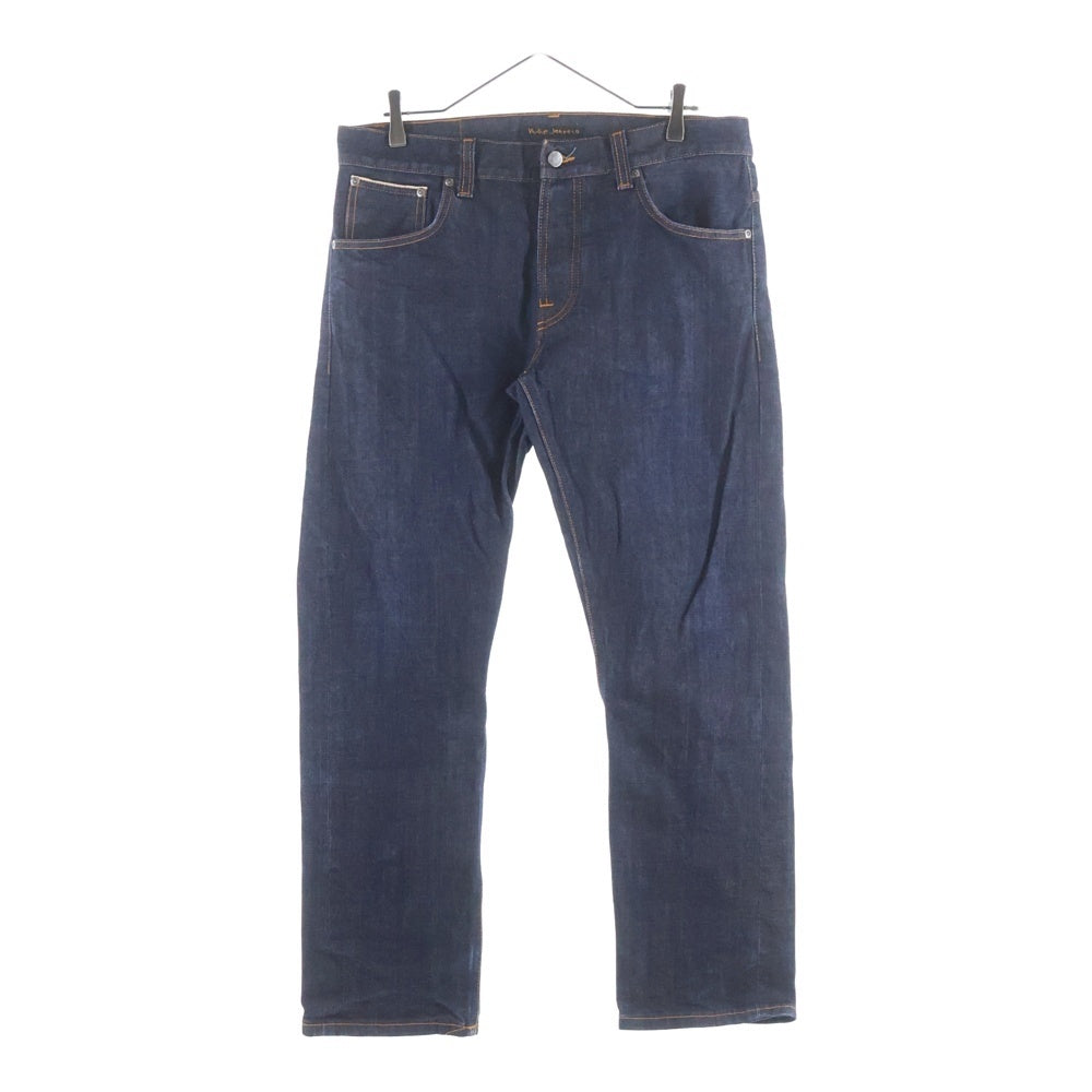 nudie jeans(ヌーディージーンズ) セルビッジ ボタンフライ デニムパンツ インディゴ 1015403