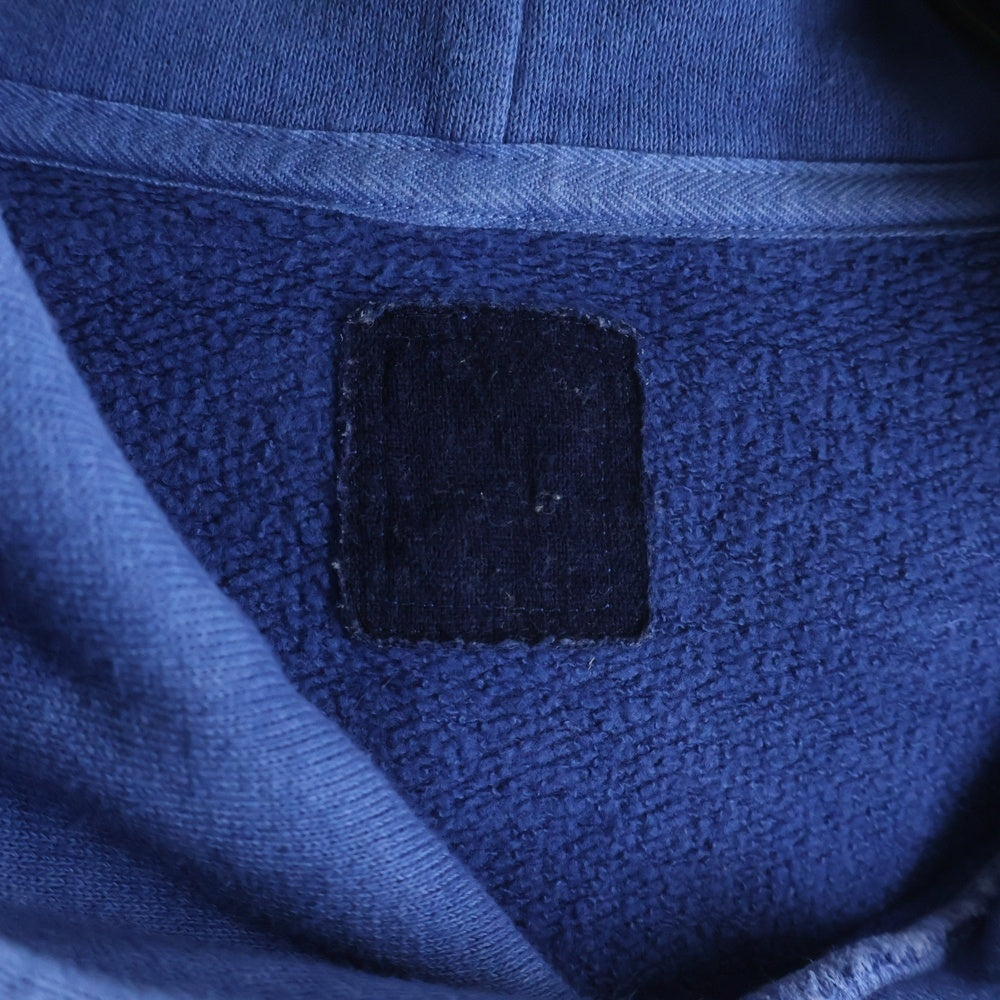 VISVIM(ヴィスヴィム) 20AW ict JUMBO HOODIE P.O. UNEVEN DYE ジャンボ スウェット プルオーバー パーカー フーディー ブルー 0220905010007