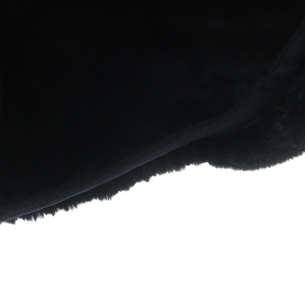 COMME des GARCONS HOMME(コムデギャルソンオム) 24AW マイクロファー ショルダーボタン プルオーバー スウェット ブラック HL-T024