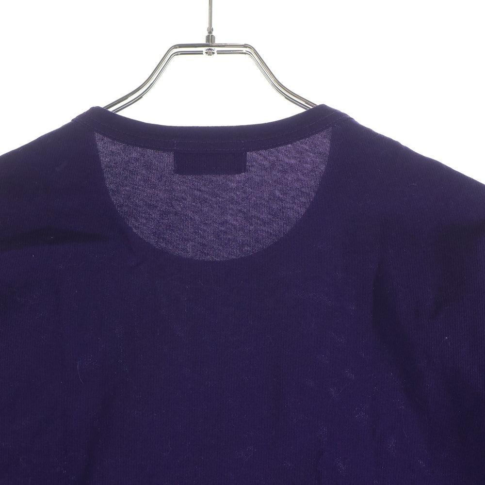 kolor(カラー) 19SS ボイル天竺 ドローコード コットン クルーネック 半袖Tシャツ カットソー パープル 19SCM-T10206