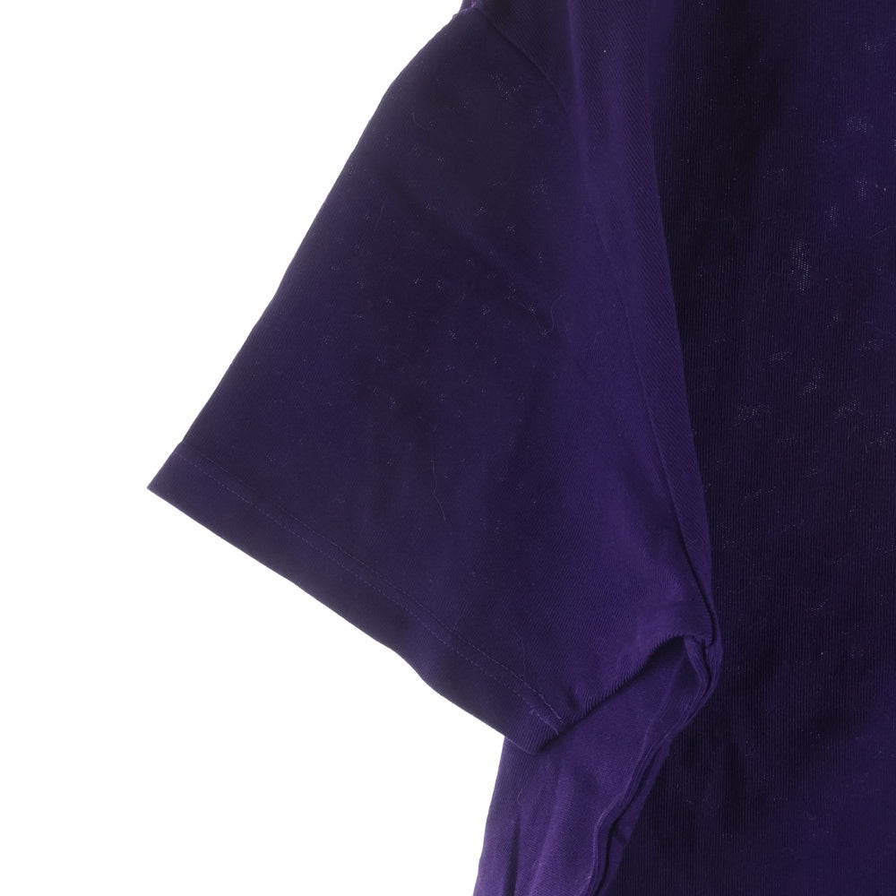 kolor(カラー) 19SS ボイル天竺 ドローコード コットン クルーネック 半袖Tシャツ カットソー パープル 19SCM-T10206