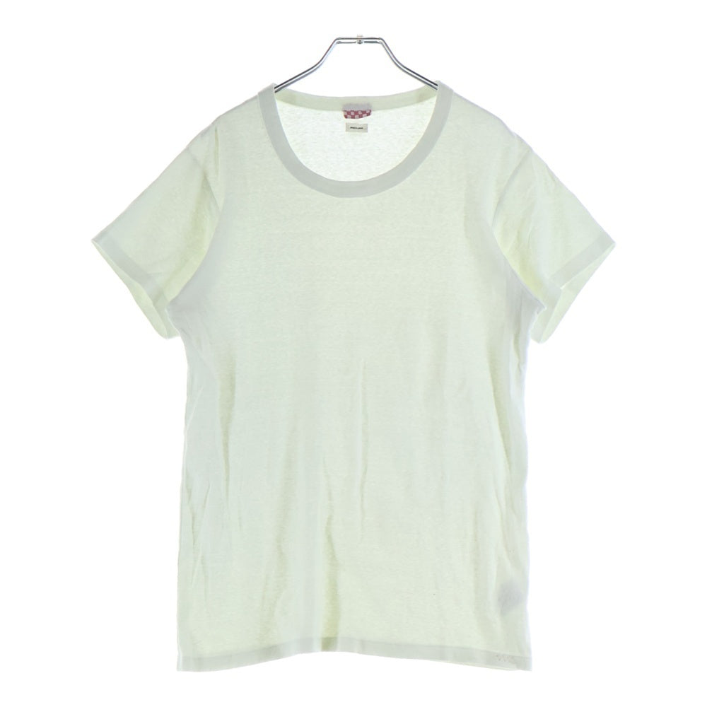 VISVIM(ヴィスヴィム) 20SS 無地 コットン クルーネック 半袖Tシャツ カットソー ホワイト 0120105009005