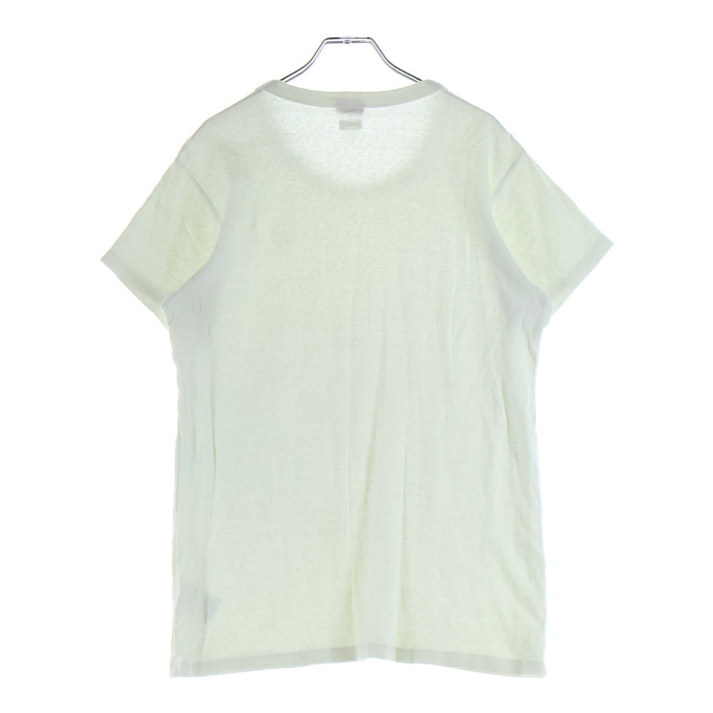 VISVIM(ヴィスヴィム) 20SS 無地 コットン クルーネック 半袖Tシャツ カットソー ホワイト 0120105009005