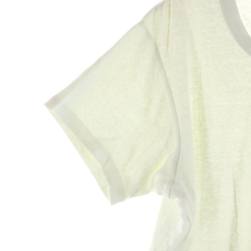 VISVIM(ヴィスヴィム) 20SS 無地 コットン クルーネック 半袖Tシャツ カットソー ホワイト 0120105009005