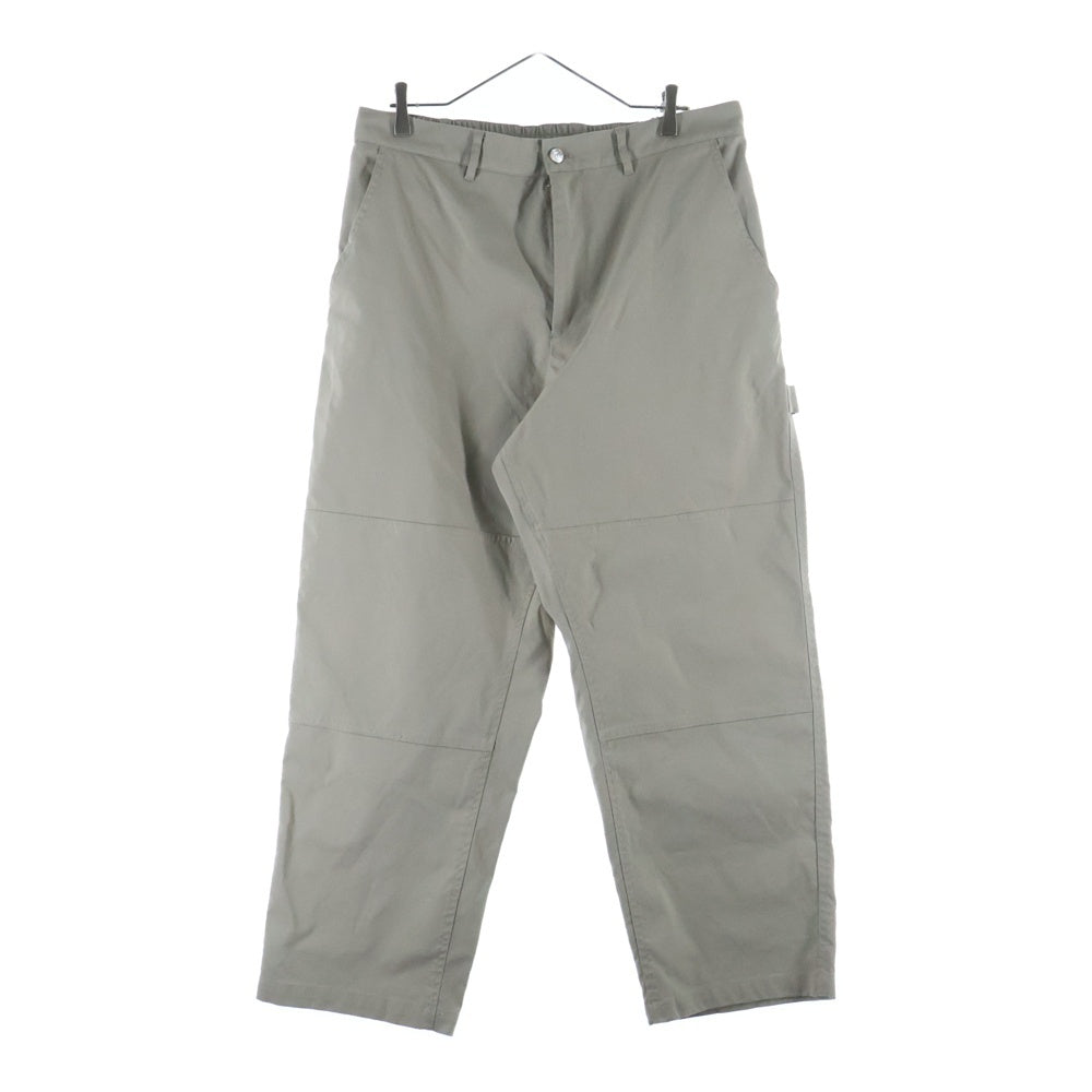KEBOZ(ケボズ) DUCK WORK PANTS ダック生地 ダブルニー ワーク パンツ グレー