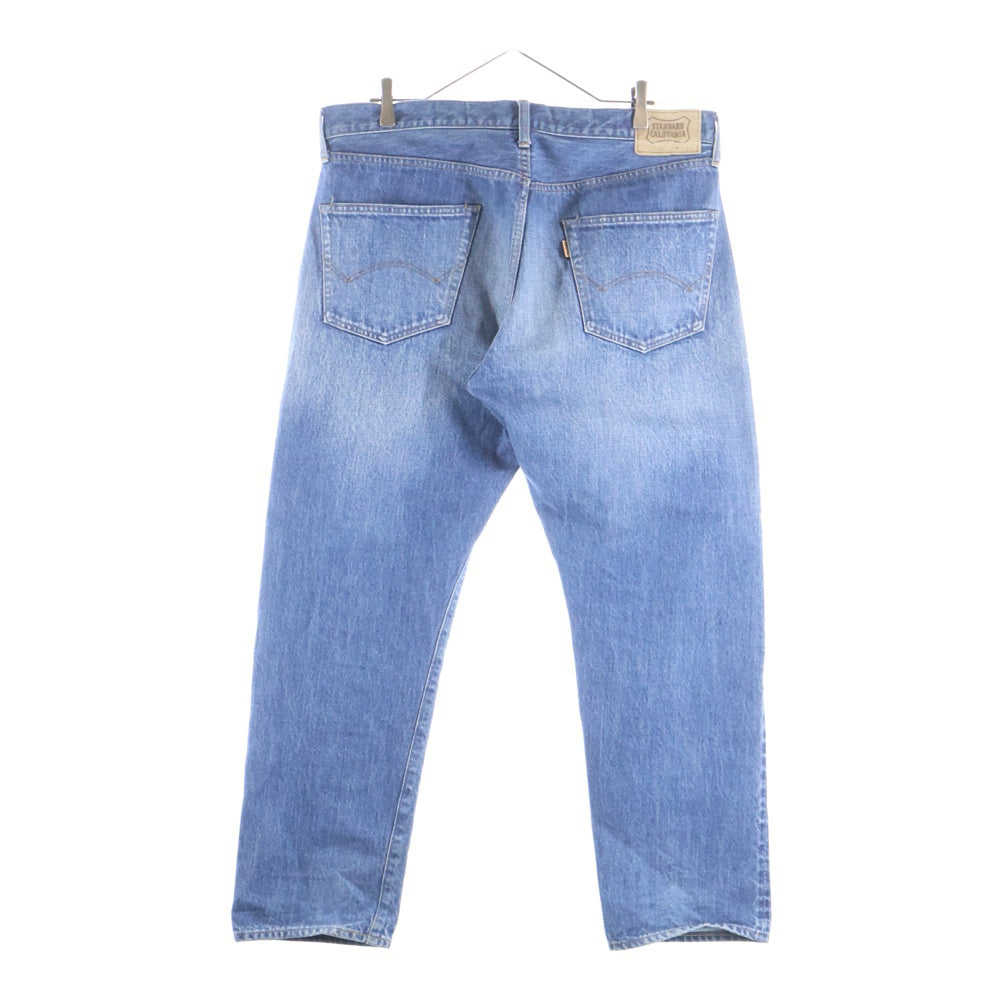 STANDARD CALIFORNIA(スタンダード カリフォルニア) ボタンフライ 5ポケット ストレート デニムパンツ インディゴ S901