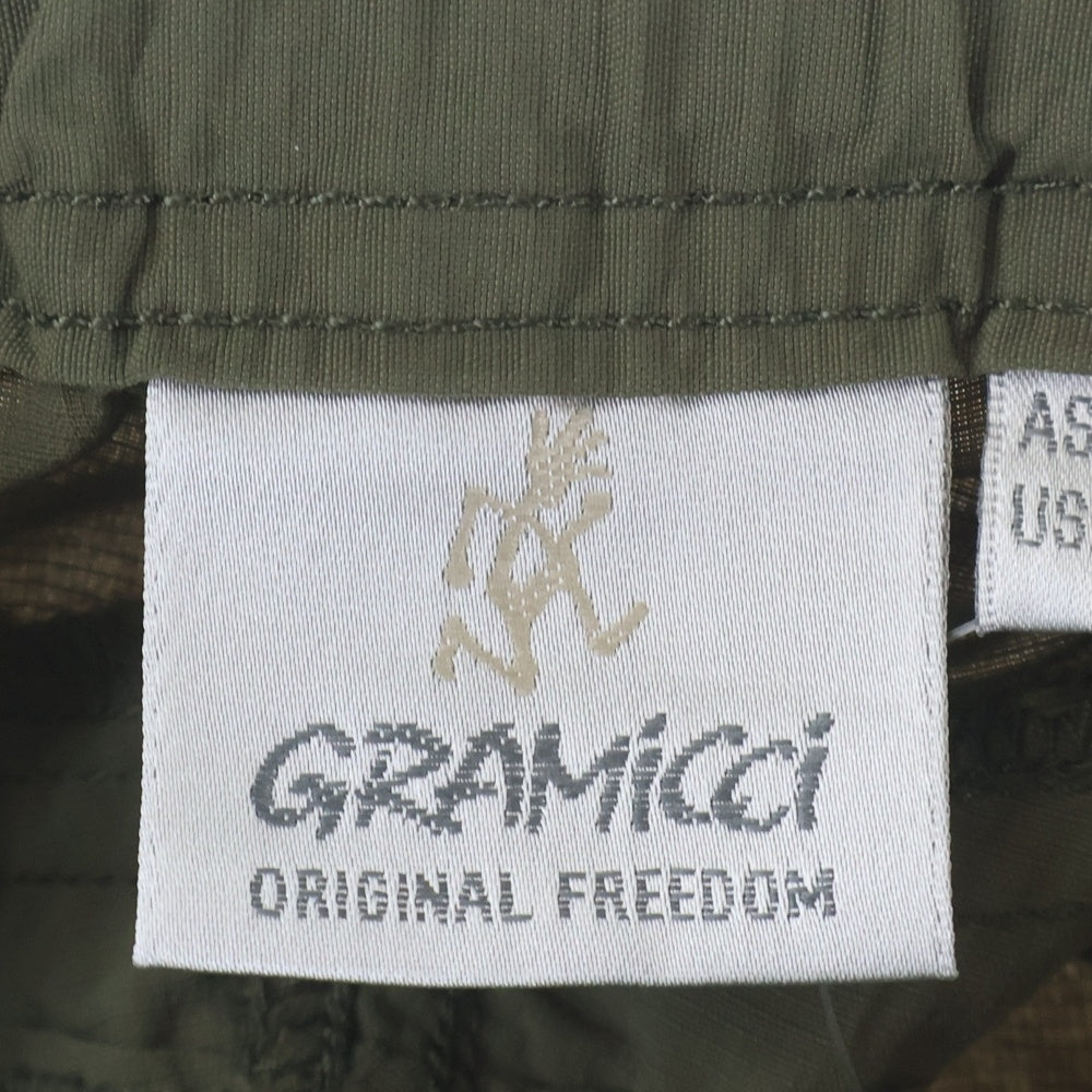 GRAMICCI(グラミチ) コンバーチブル マイクロ リップストップ ナイロン ロングパンツ カーキ G3SM-P071