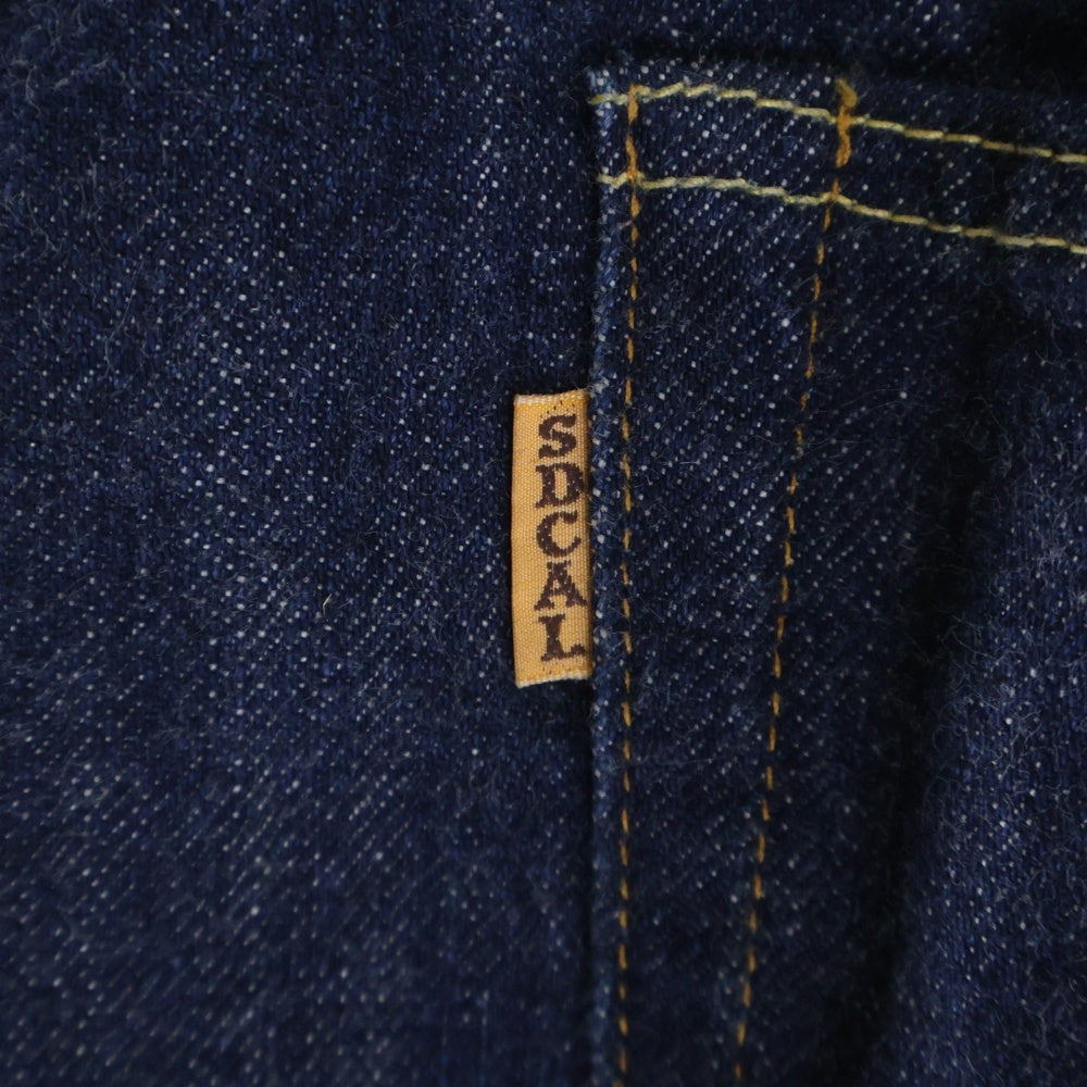 STANDARD CALIFORNIA(スタンダード カリフォルニア) 960 ウォッシュ加工 5ポケット ストレート デニムパンツ インディゴ