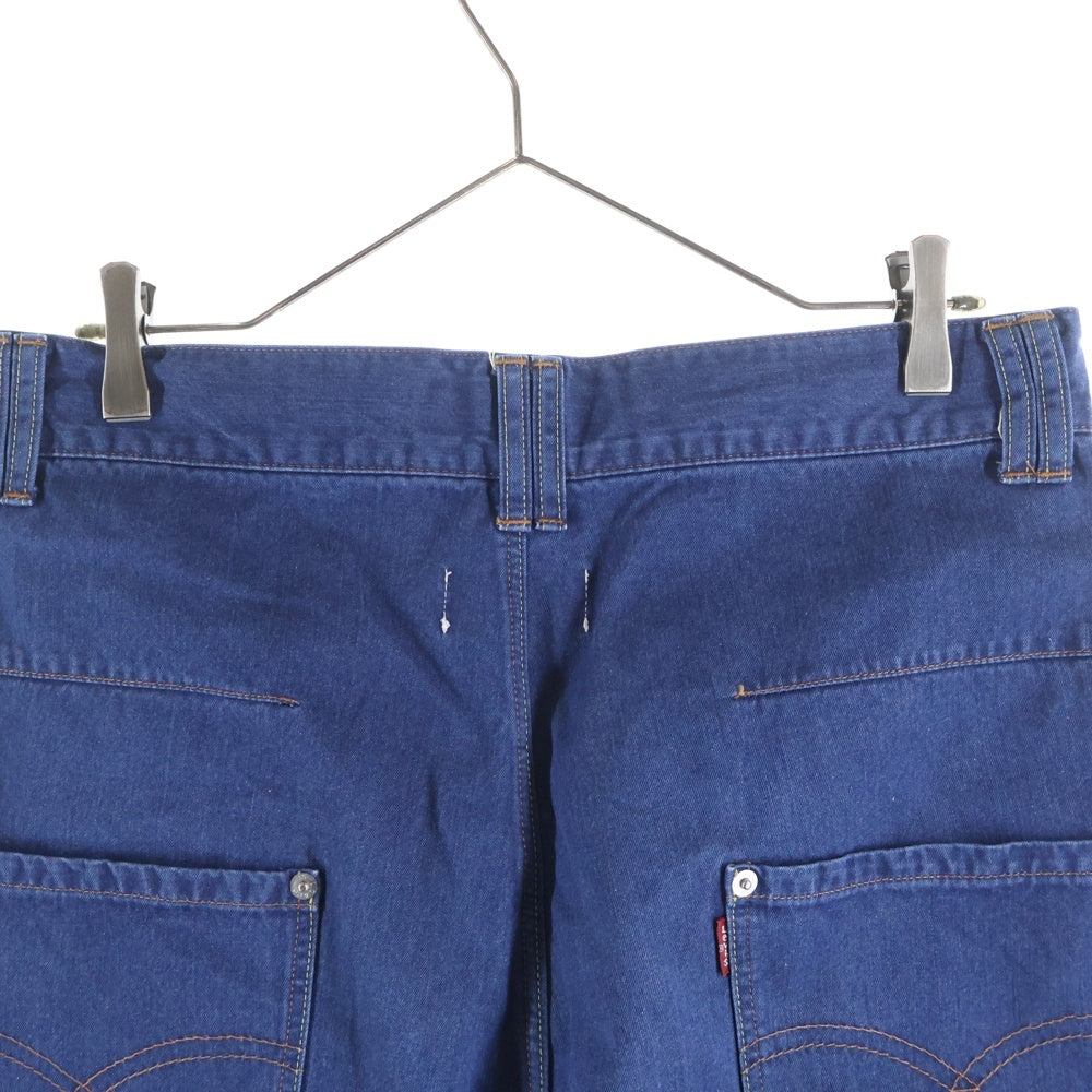 eYe COMME des GARCONS JUNYA WATANABE MAN(アイ コム デ ギャルソン ジュンヤ ワタナベ マン) 19SS ×Levi's リーバイス 綿ウェポン デニム ショートパンツ ハーフパンツ ショーツ インディゴ WC-P926 AD2018