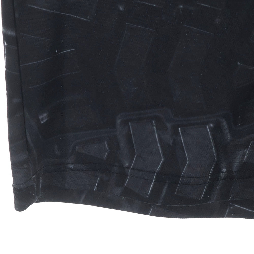 BLACK COMME des GARCONS(ブラックコムデギャルソン) ×NIKE ナイキ ロゴプリント ポリエステル クルーネック 半袖Tシャツ カットソー ブラック 1I-T102 AD2021