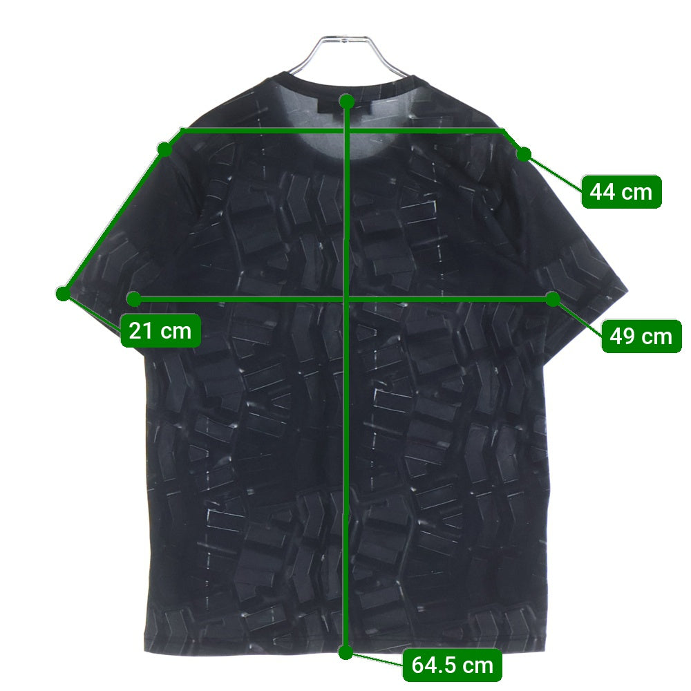 BLACK COMME des GARCONS(ブラックコムデギャルソン) ×NIKE ナイキ ロゴプリント ポリエステル クルーネック 半袖Tシャツ カットソー ブラック 1I-T102 AD2021