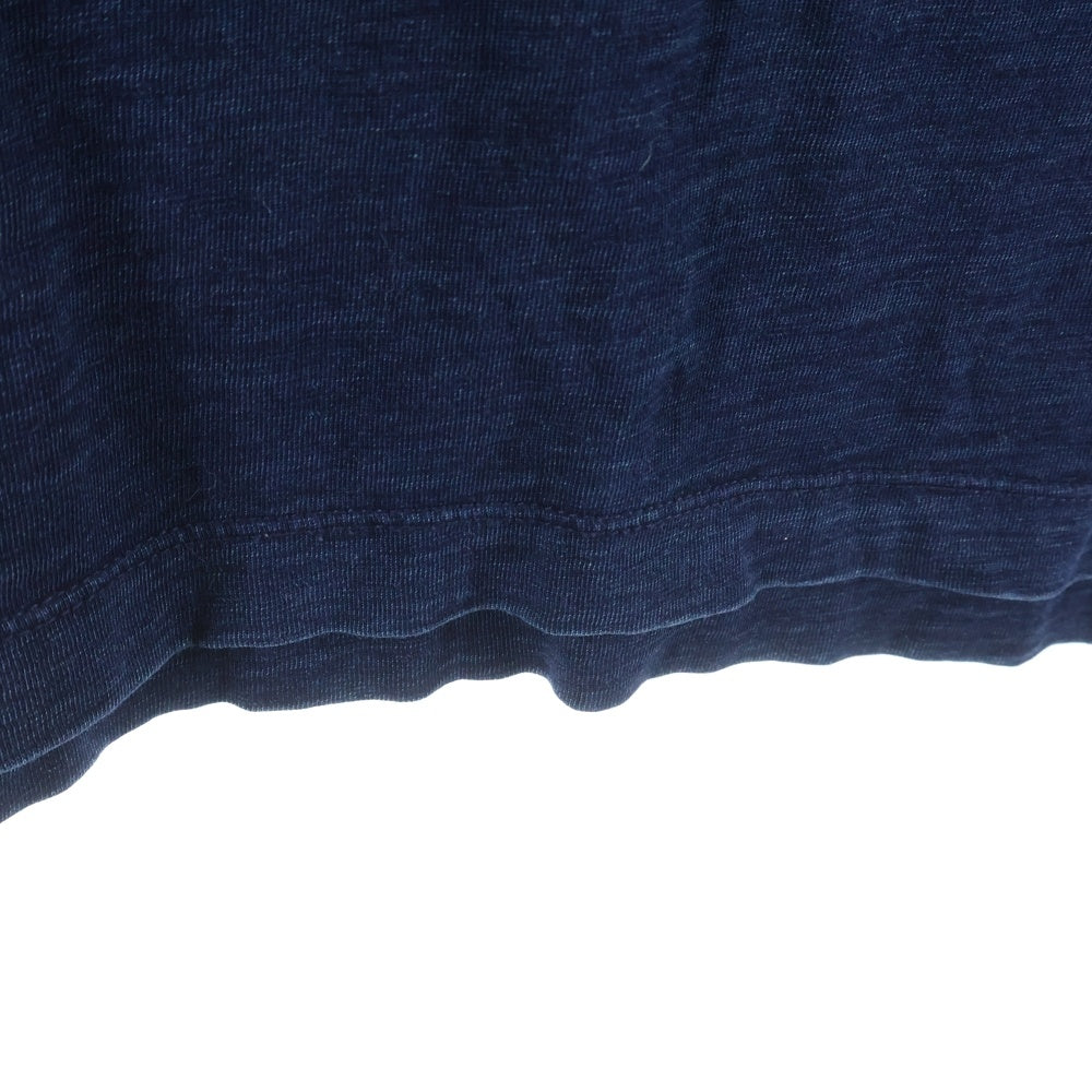 RRL(ダブルアールエル) クルーネック ロングスリーブ 長袖Tシャツ カットソー ブルー