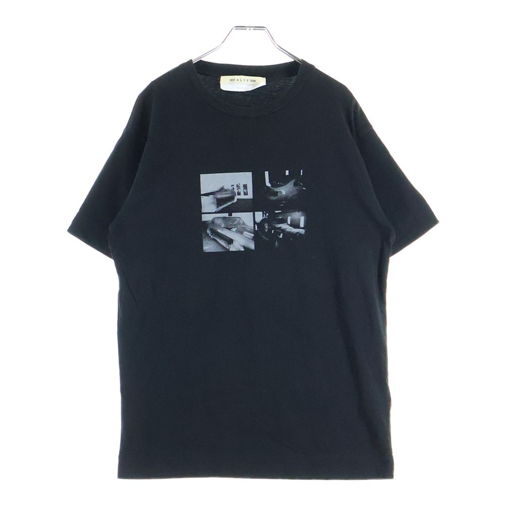 1017 ALYX 9SM(アリクス) フォトプリント クルーネック 半袖Tシャツ カットソー ブラック
