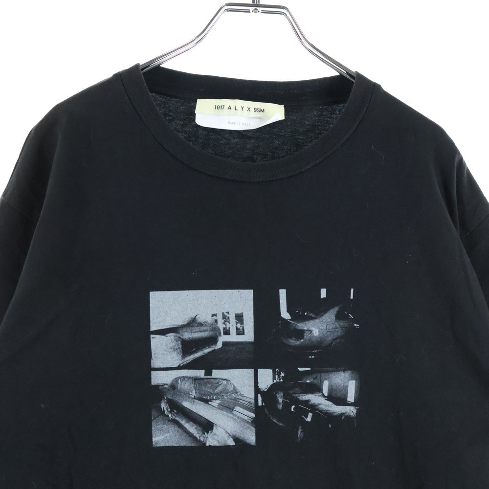 1017 ALYX 9SM(アリクス) フォトプリント クルーネック 半袖Tシャツ カットソー ブラック