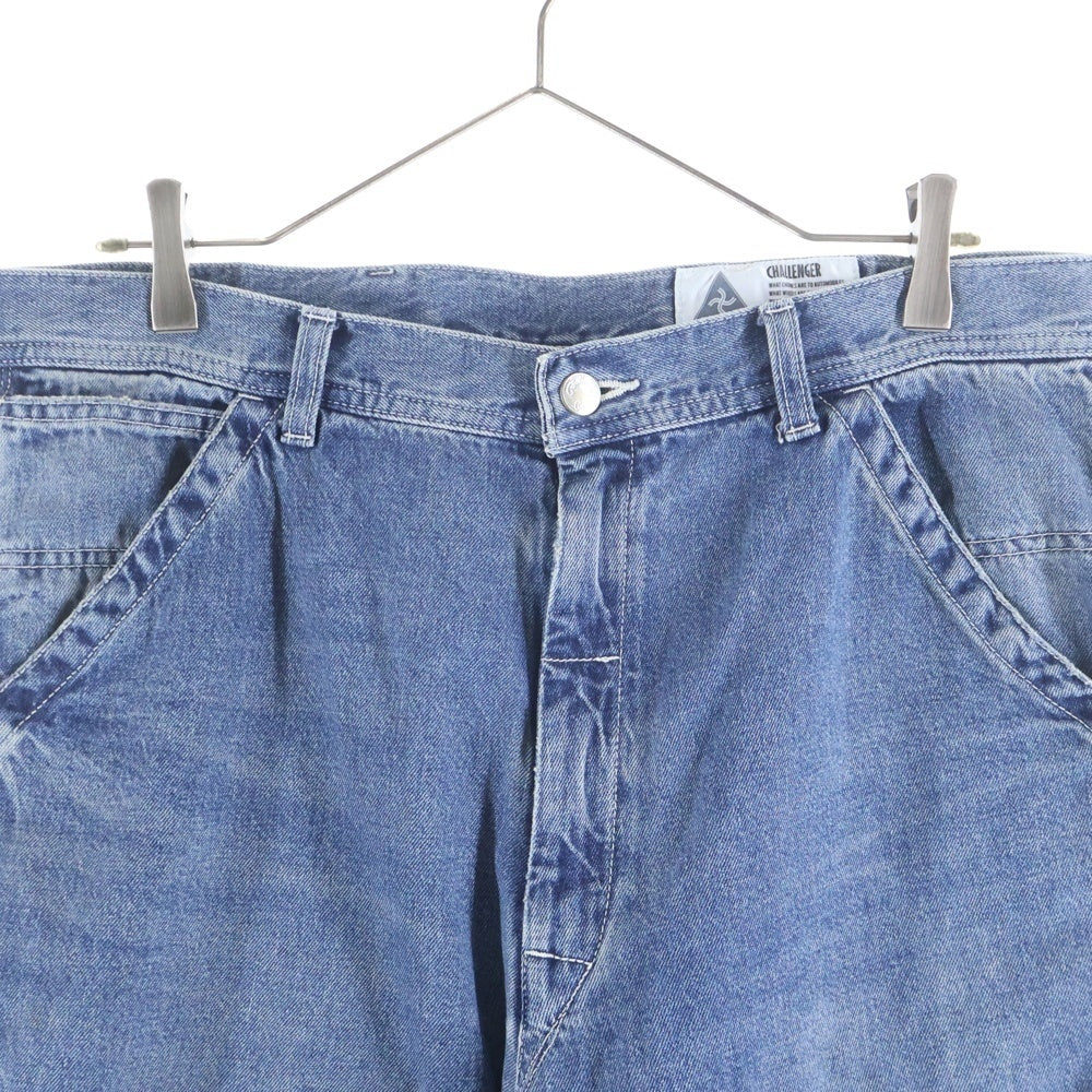 CHALLENGER(チャレンジャー) 23AW WASHED PAINTER PANTS ウォッシュ加工 ぺインター デニムパンツ インディゴ CLG-PT023-016