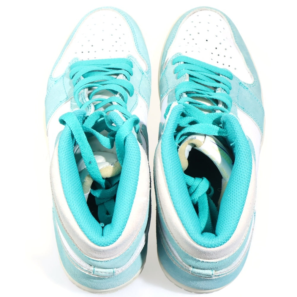 NIKE(ナイキ) AIR JORDAN1 RETRO HIGH OG エアジョーダン1 ターボグリーン ハイカットスニーカー ホワイト/グリーン US10/28cm 555088-311