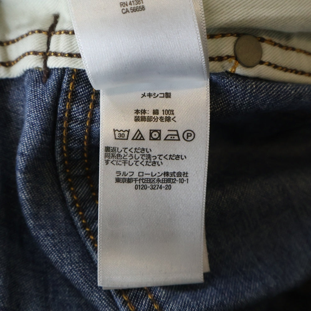 RRL(ダブルアールエル) SANFORIZED カーペンター デニムパンツ インディゴ 782782484001