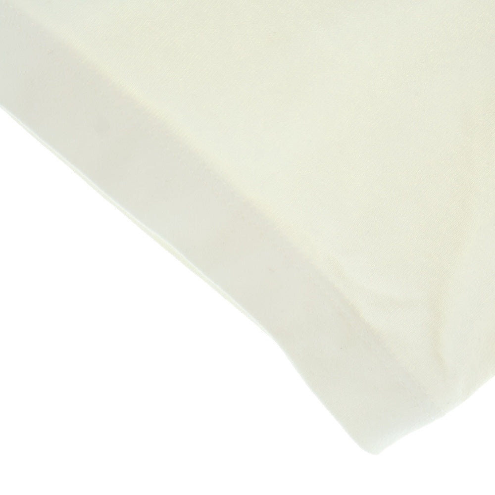 PRADA(プラダ) コサージュ付き ノーカラー コットントップ レディース ホワイト