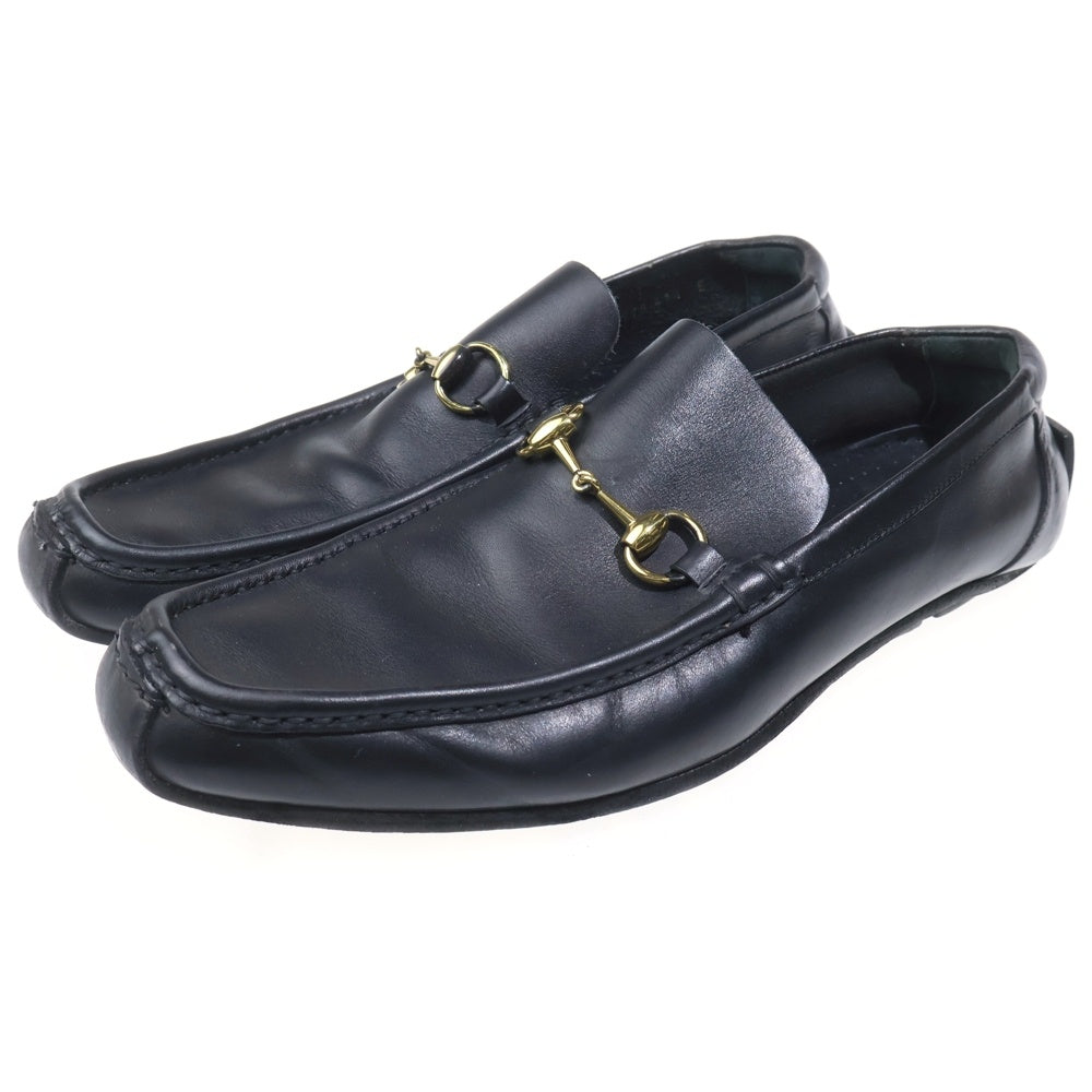 GUCCI(グッチ) ホースビット ローファー ドライビングシューズ ブラック
