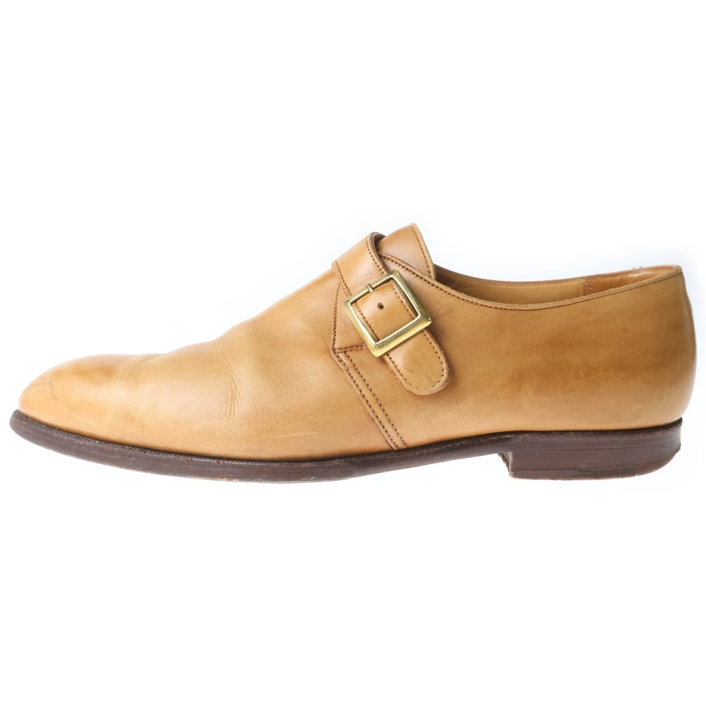 Crockett&Jones(クロケットアンドジョーンズ) SAVILE ハンドグレード シングルモンク ドレスシューズ ブラウン