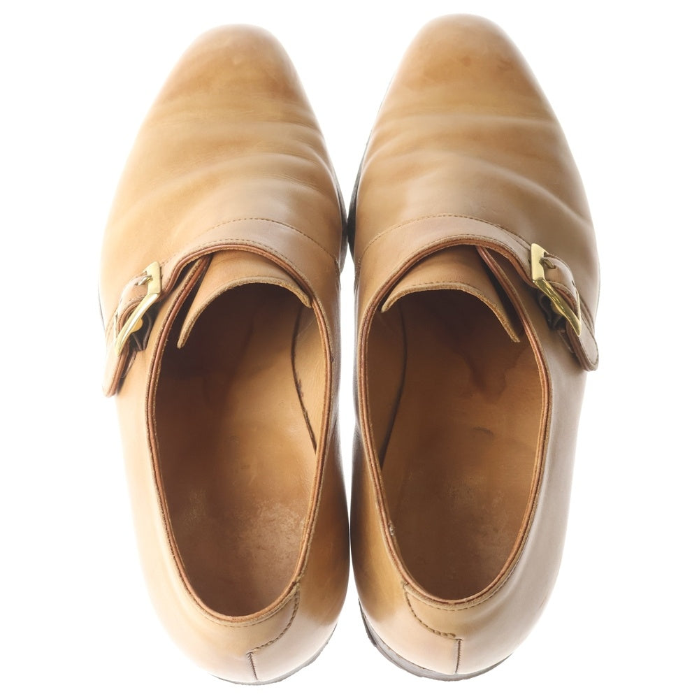 Crockett&Jones(クロケットアンドジョーンズ) SAVILE ハンドグレード シングルモンク ドレスシューズ ブラウン