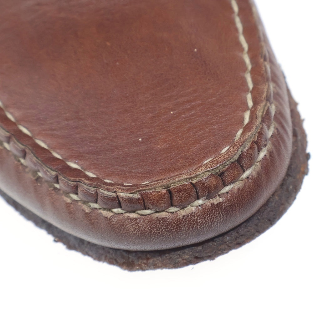 NO BRAND(ノーブランド) ARROW MOCCASIN（アローモカシン）クレープソール レザー モカシンブーツ ブラウン