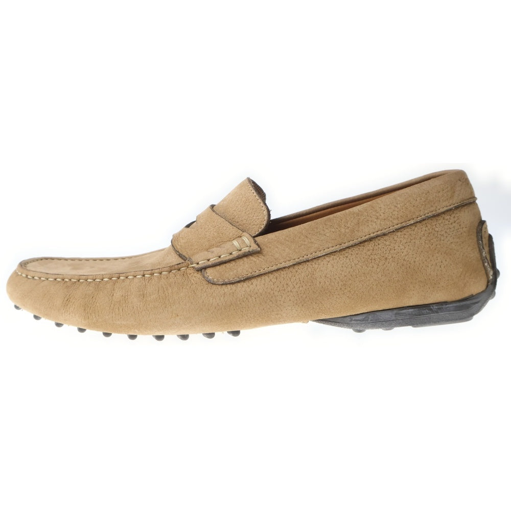 Santoni(サントーニ) レザー ローファー ドライビングシューズ ベージュ