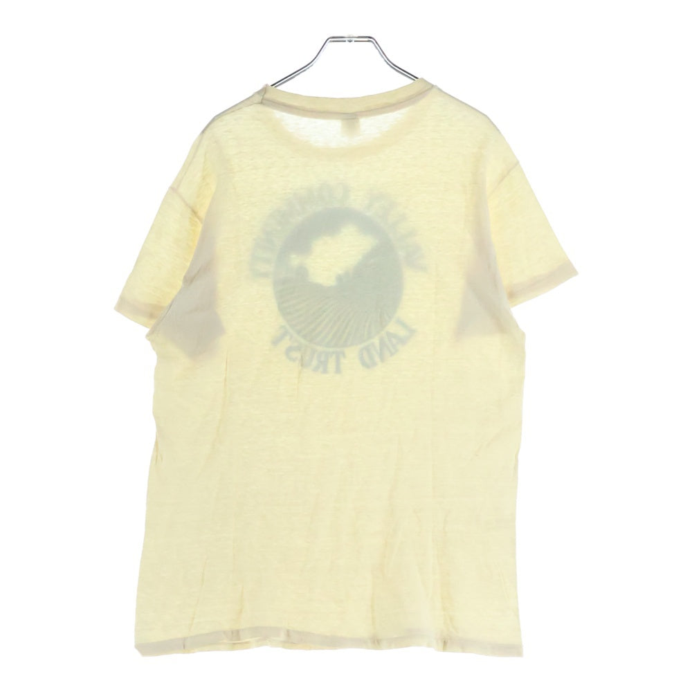 VINTAGE(ヴィンテージ) 90S VINTAGE Hanes ヴィンテージ ヘインズ プリント クルーネック 半袖Tシャツ カットソー ホワイト