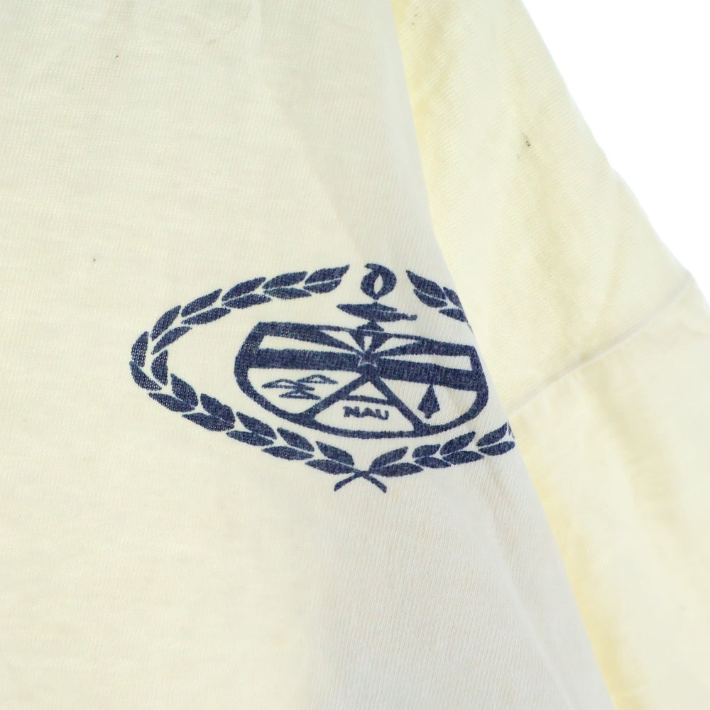 CHAMPION(チャンピオン) 60S VINTAGE ヴィンテージ ランタグ 染み込みプリント リンガー 半袖Tシャツ カットソー ホワイト