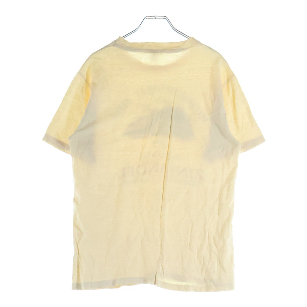VINTAGE(ヴィンテージ) 90S VINTAGE Hanes ヴィンテージ ヘインズ プリント クルーネック 半袖Tシャツ カットソー ホワイト