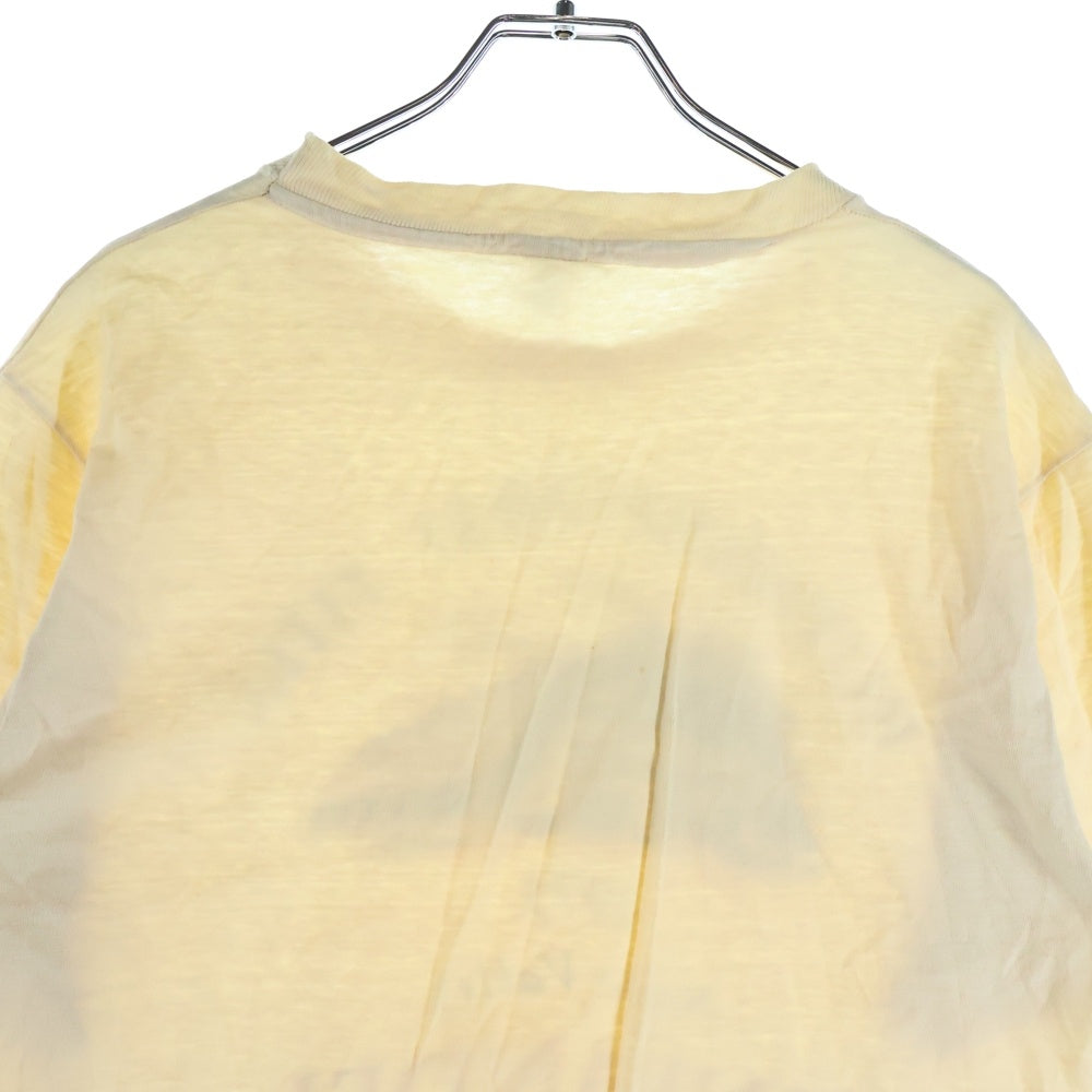 VINTAGE(ヴィンテージ) 90S VINTAGE Hanes ヴィンテージ ヘインズ プリント クルーネック 半袖Tシャツ カットソー ホワイト