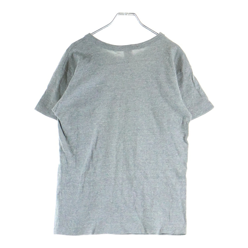 CHAMPION(チャンピオン) 80S VINTAGE ヴィンテージ トリコタグ後期 フロッキープリント 半袖Tシャツ カットソー グレー