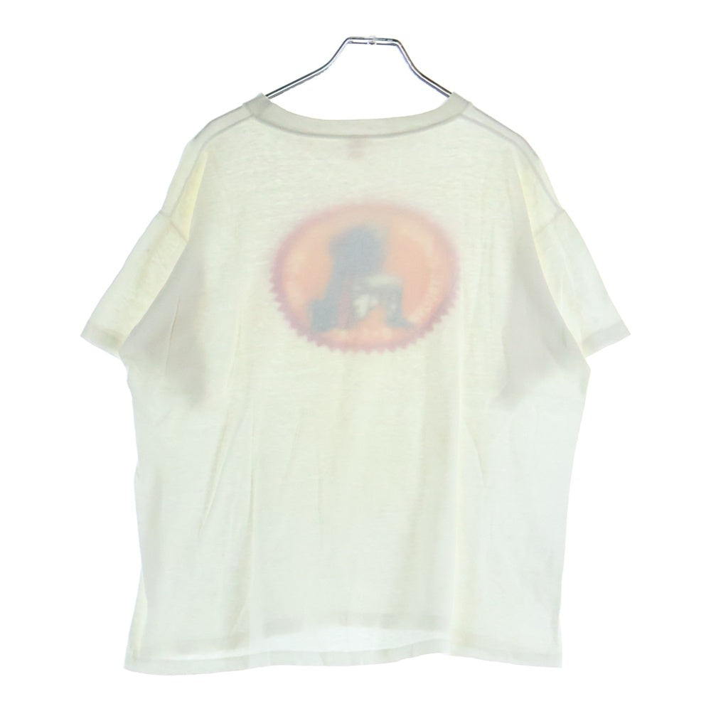 VINTAGE(ヴィンテージ) 50s VINTAGE BSA ボーイスカウト 染み込み プリント Tシャツ ホワイト