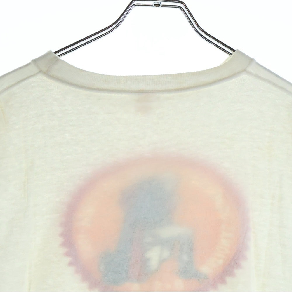 VINTAGE(ヴィンテージ) 50s VINTAGE BSA ボーイスカウト 染み込み プリント Tシャツ ホワイト