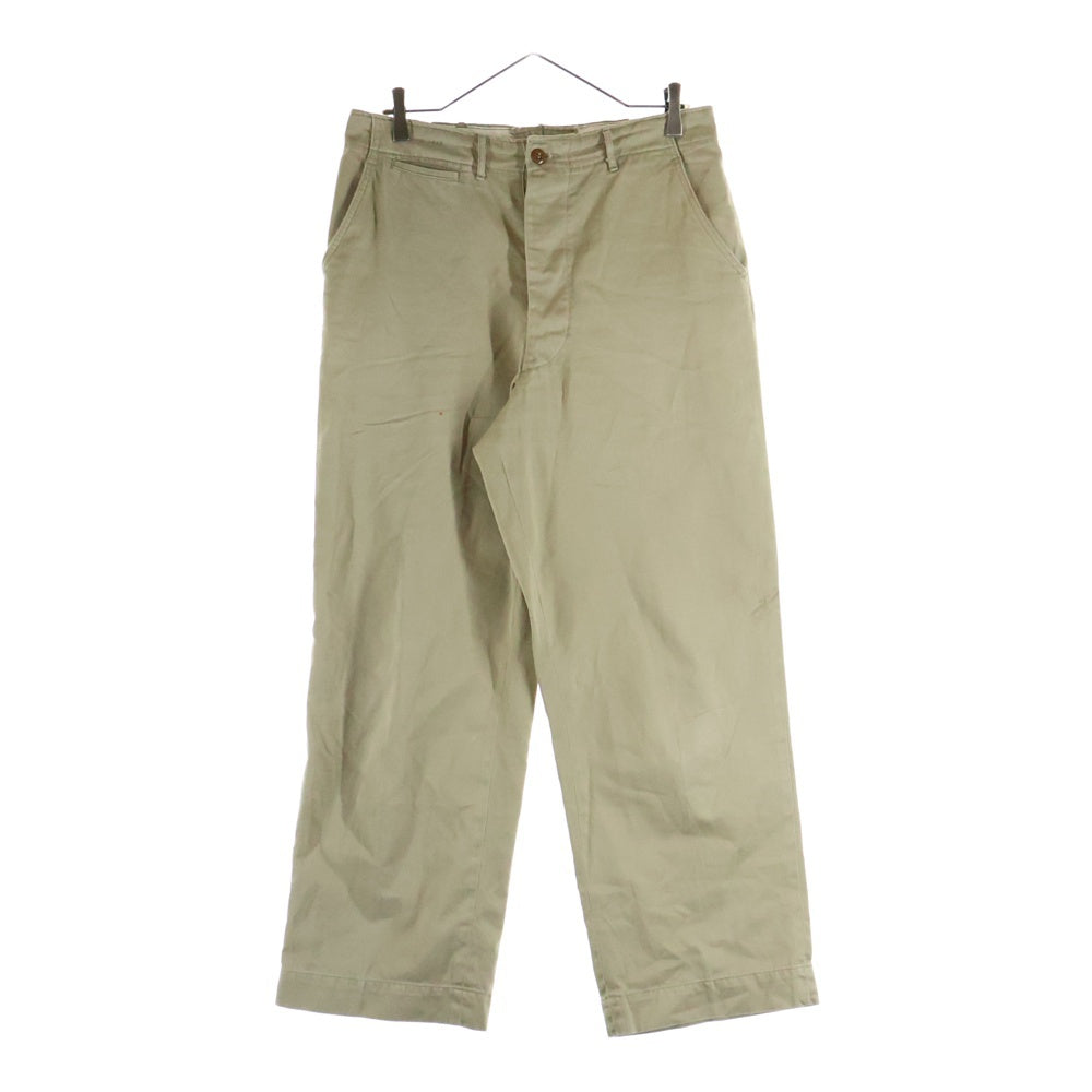 VINTAGE(ヴィンテージ) 40s US.ARMY Military Chino Pants ミリタリー チノパンツ カーキ