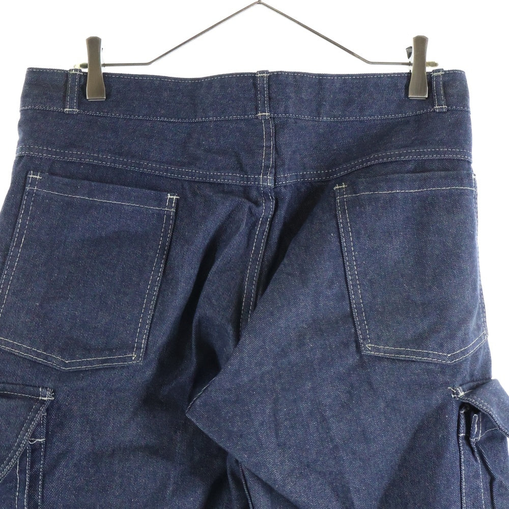 NO BRAND(ノーブランド) VINTAGE CDX ヴィンテージ フランス製 ユーロ デニム カーゴパンツ ワークパンツ インディゴ