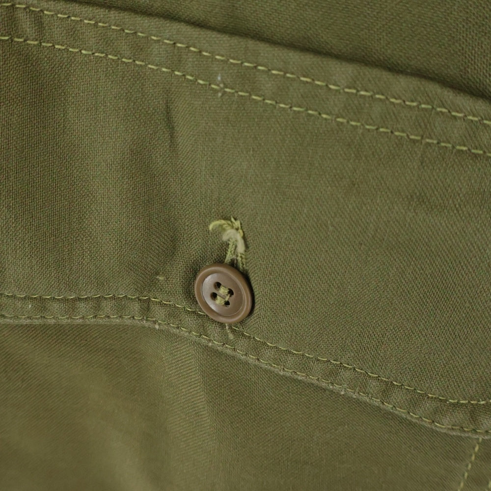 L.L.Bean(エルエルビーン) 60S VINTAGE ハーフムーン ポケット コットン キャンバス フィッシング ベスト カーキ